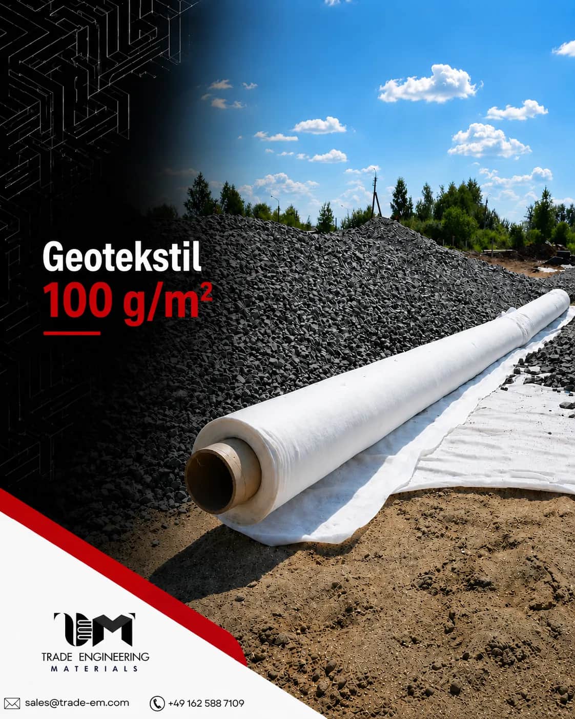 Geotekstil 100 g/m²