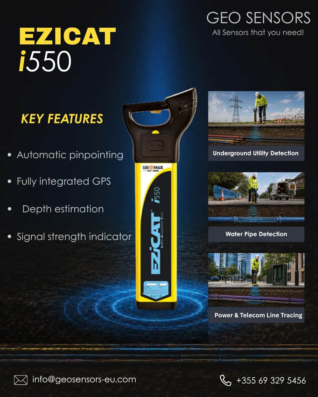 EZiCAT i550 – Detektor kablova