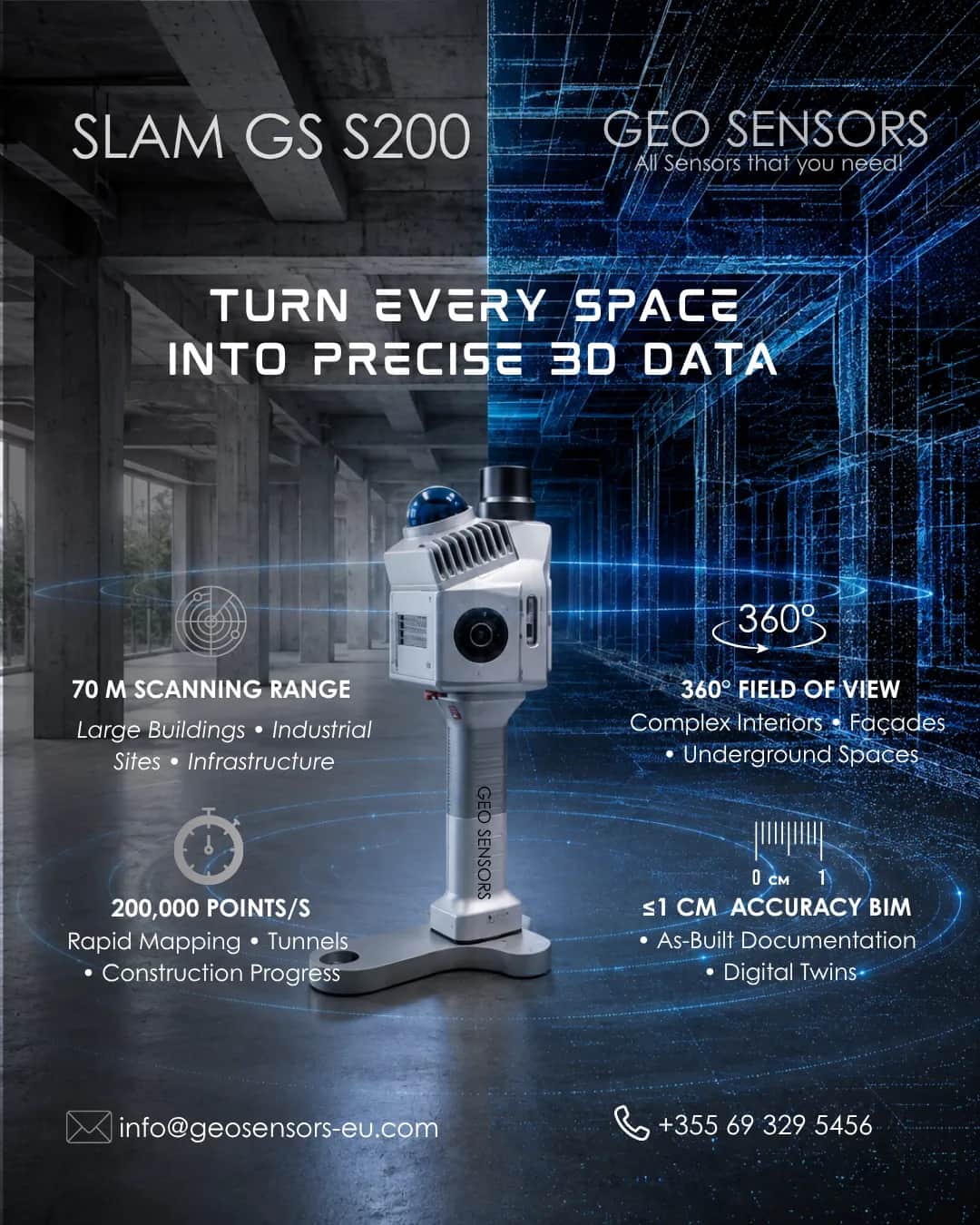 GS-S200 PRO SLAM 3D