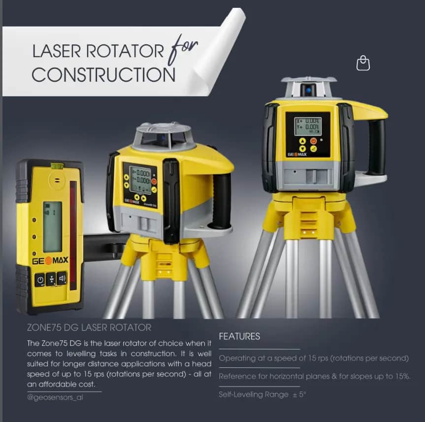 Rotacion laser za građevinarstvo