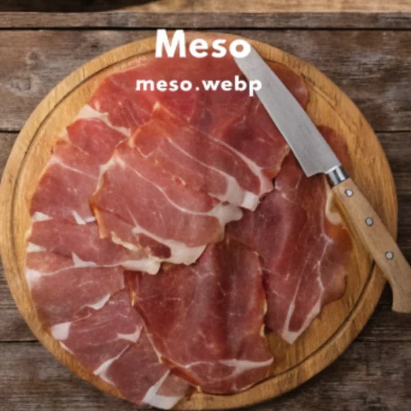 Domaći pršut — tradicionalno sušen