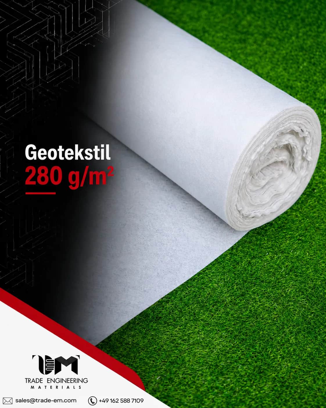 Geotekstil 280 g/m²