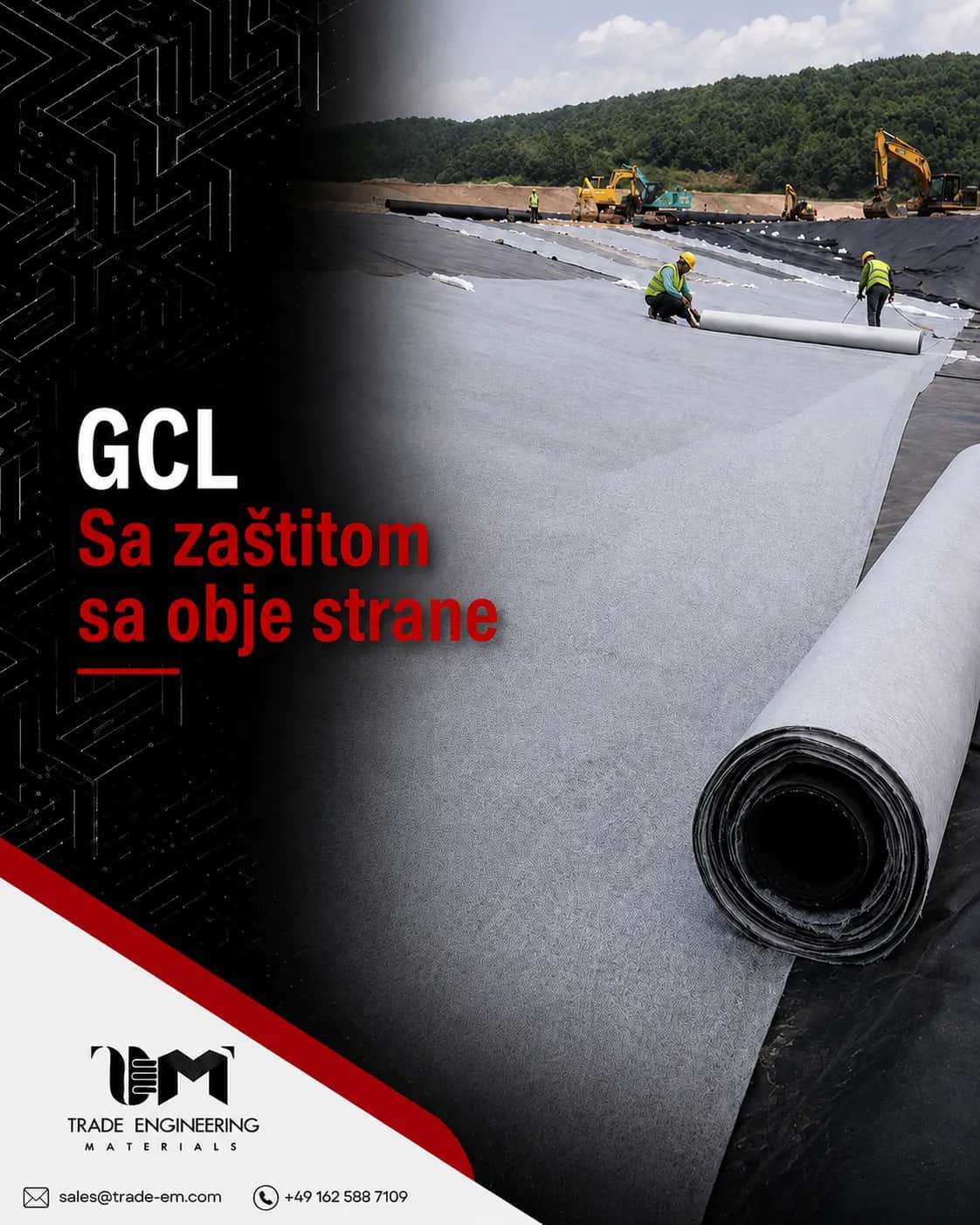 GCL sa zaštitom sa obje strane