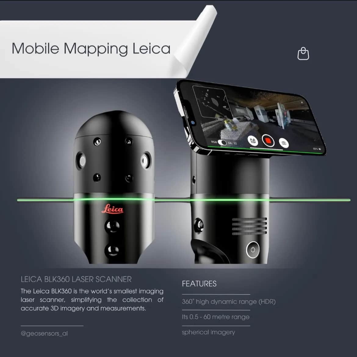 LEICA BLK360 – KOMPAKTNI 3D LASE