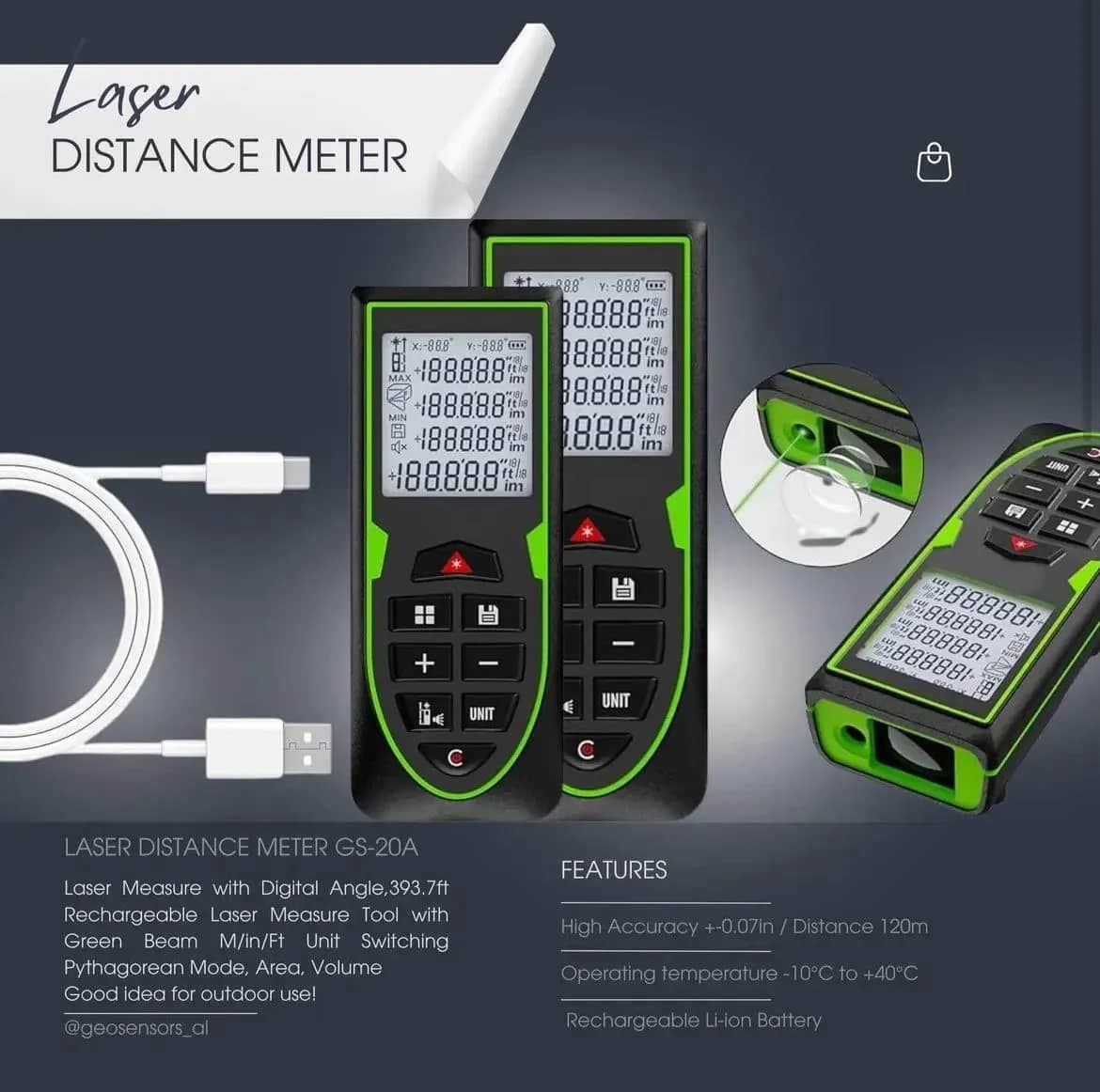 GS-20A – Laserski mjerač udaljen